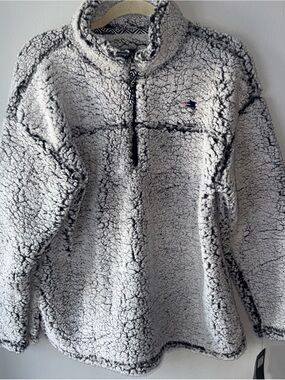 NFL Patriots Women's Sherpa-Lined Pullover